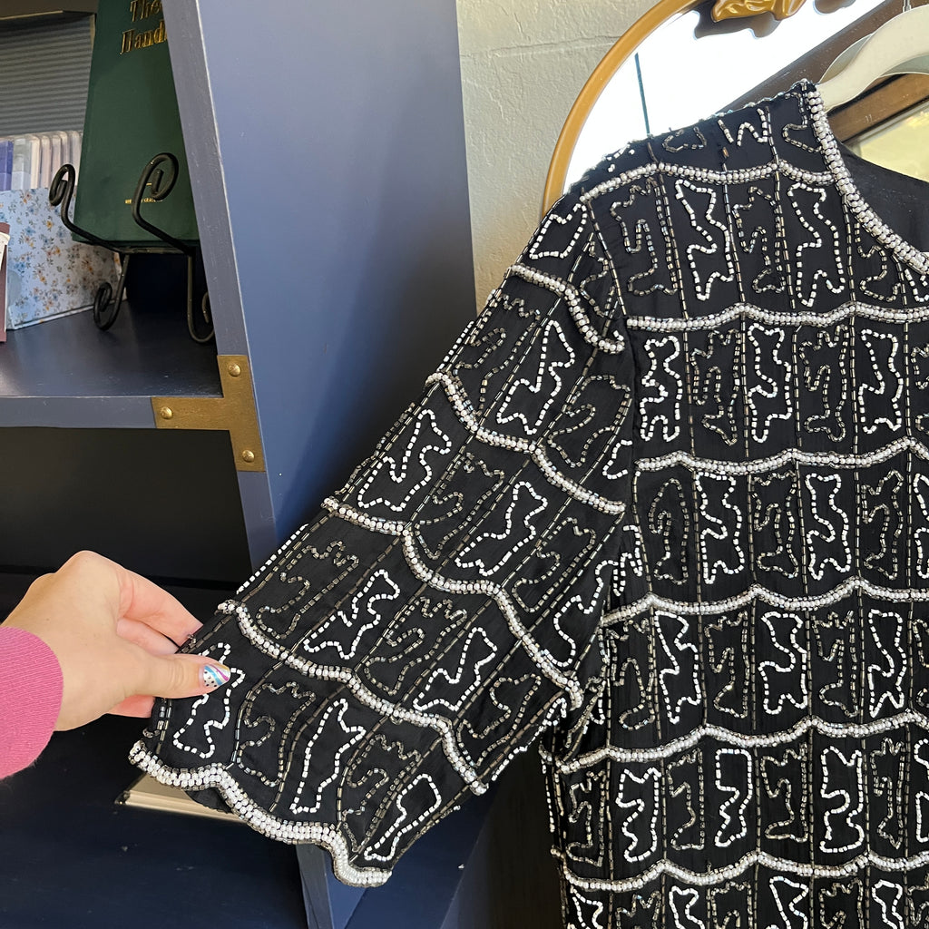 Silk Beaded Blouse (26)