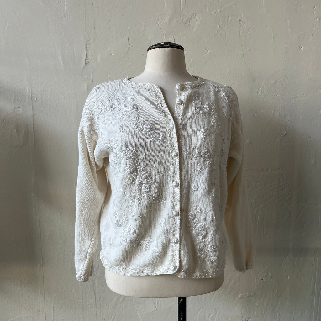 2000 Cream Cardigan (M)