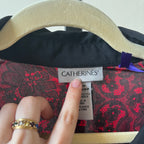 Red & Black Blouse (2X)