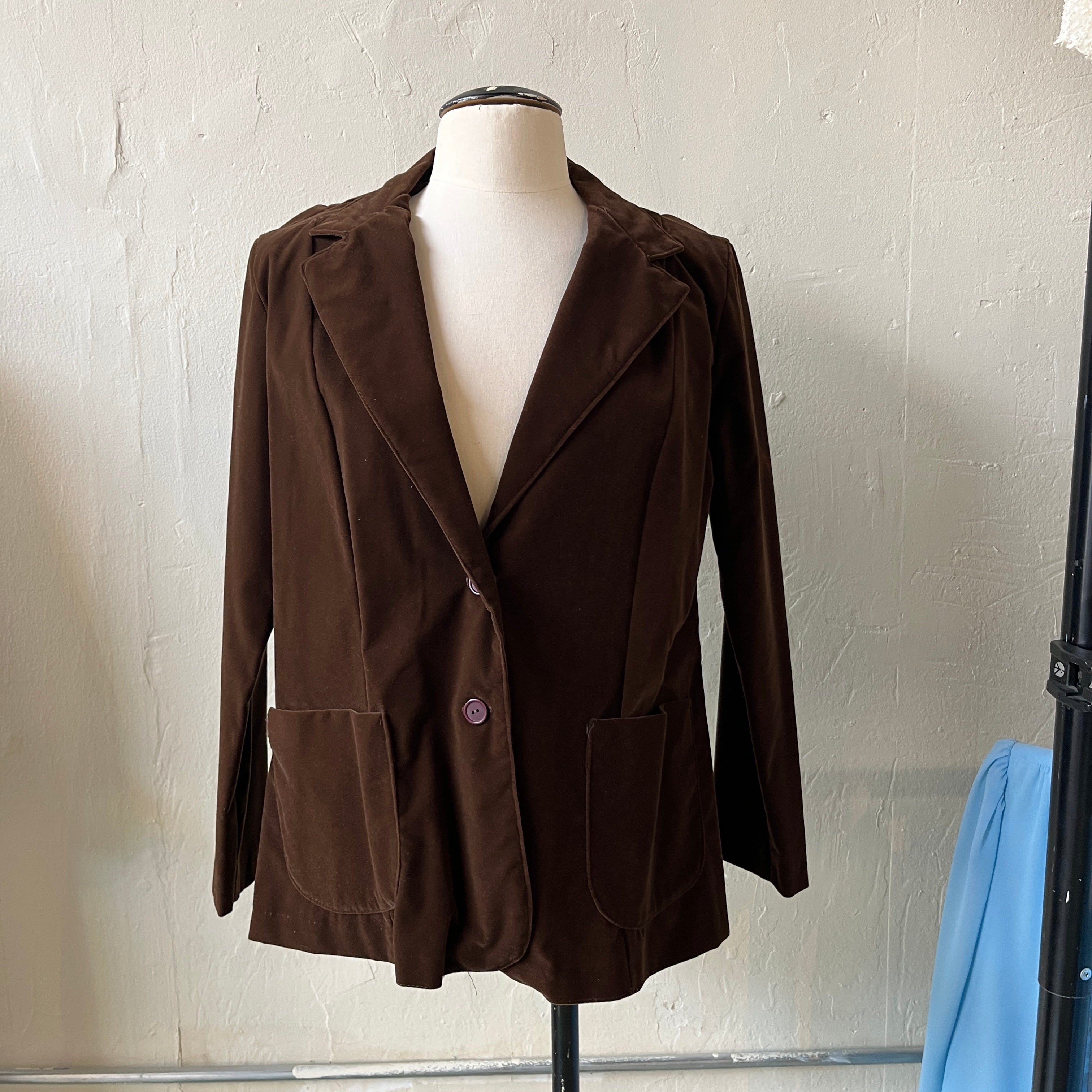 70s Velvet Blazer (M)