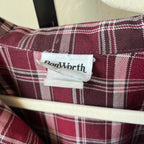 Plaid Zip Up (XL)