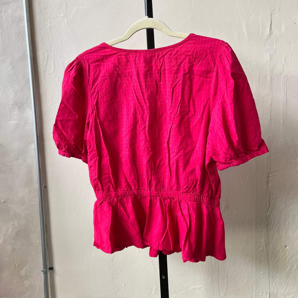 Hot Pink Blouse (M)