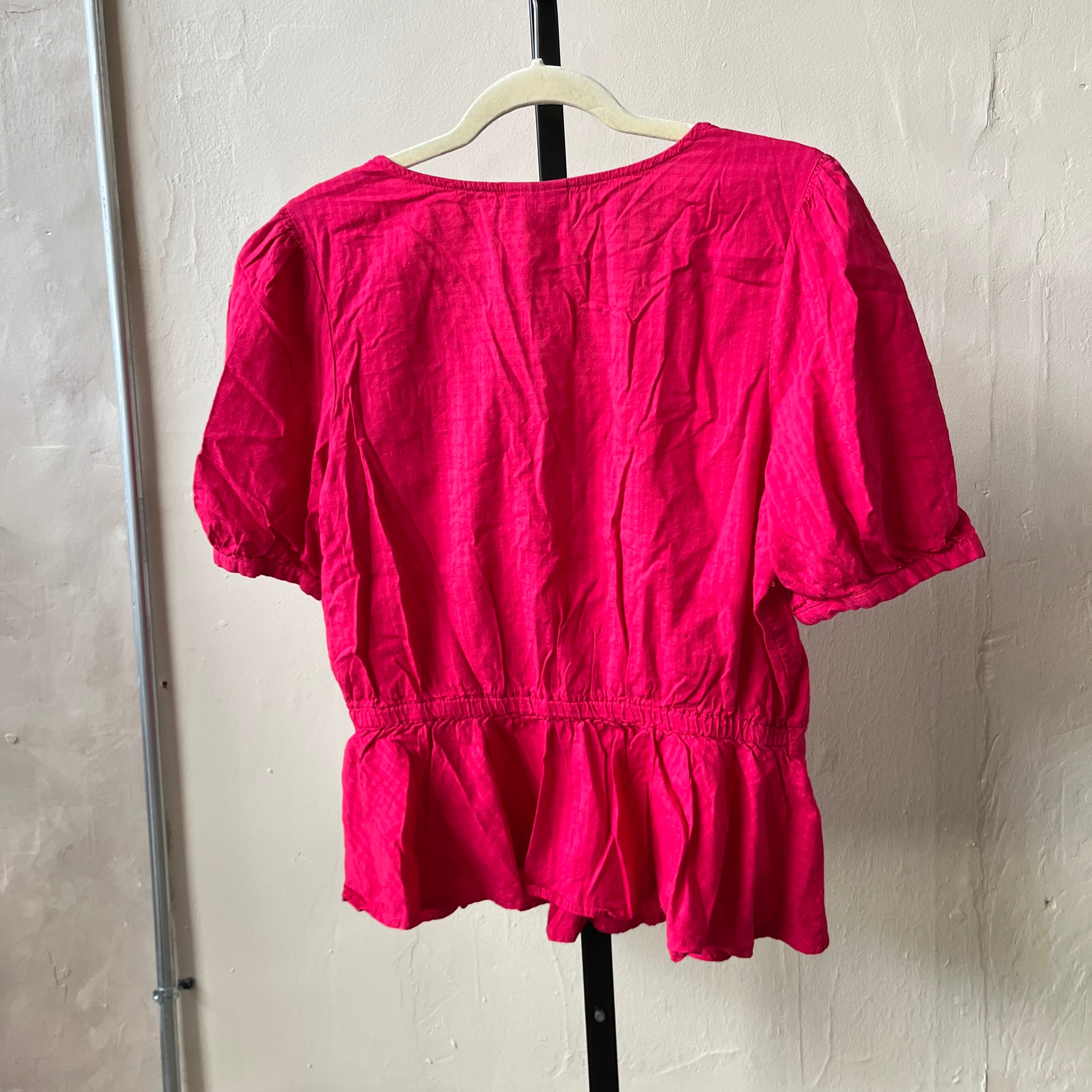 Hot Pink Blouse (M)