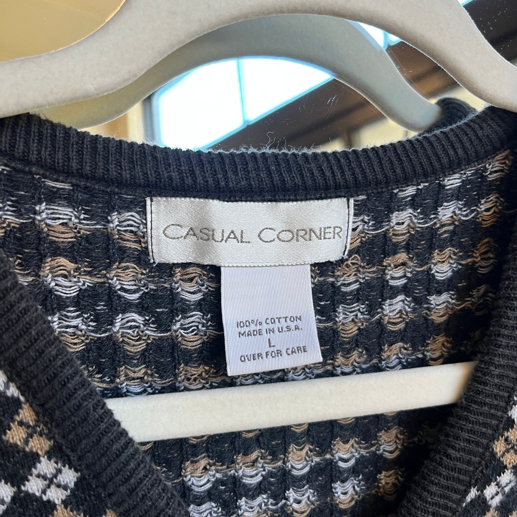 Checkered Vintage Vest (L)