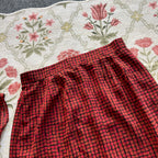 Red Skirt & Scarf (M)
