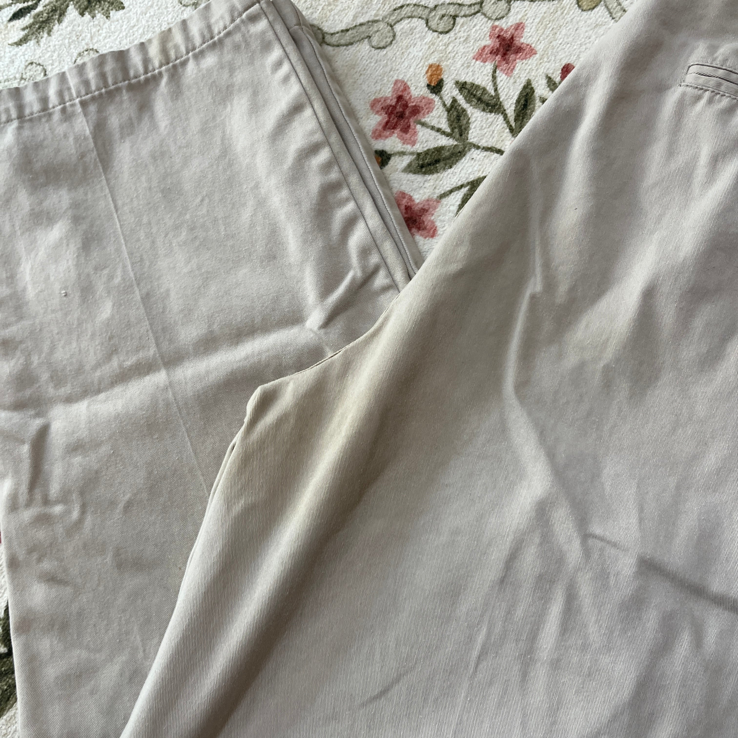 Vintage Tan Trousers (34” waist)