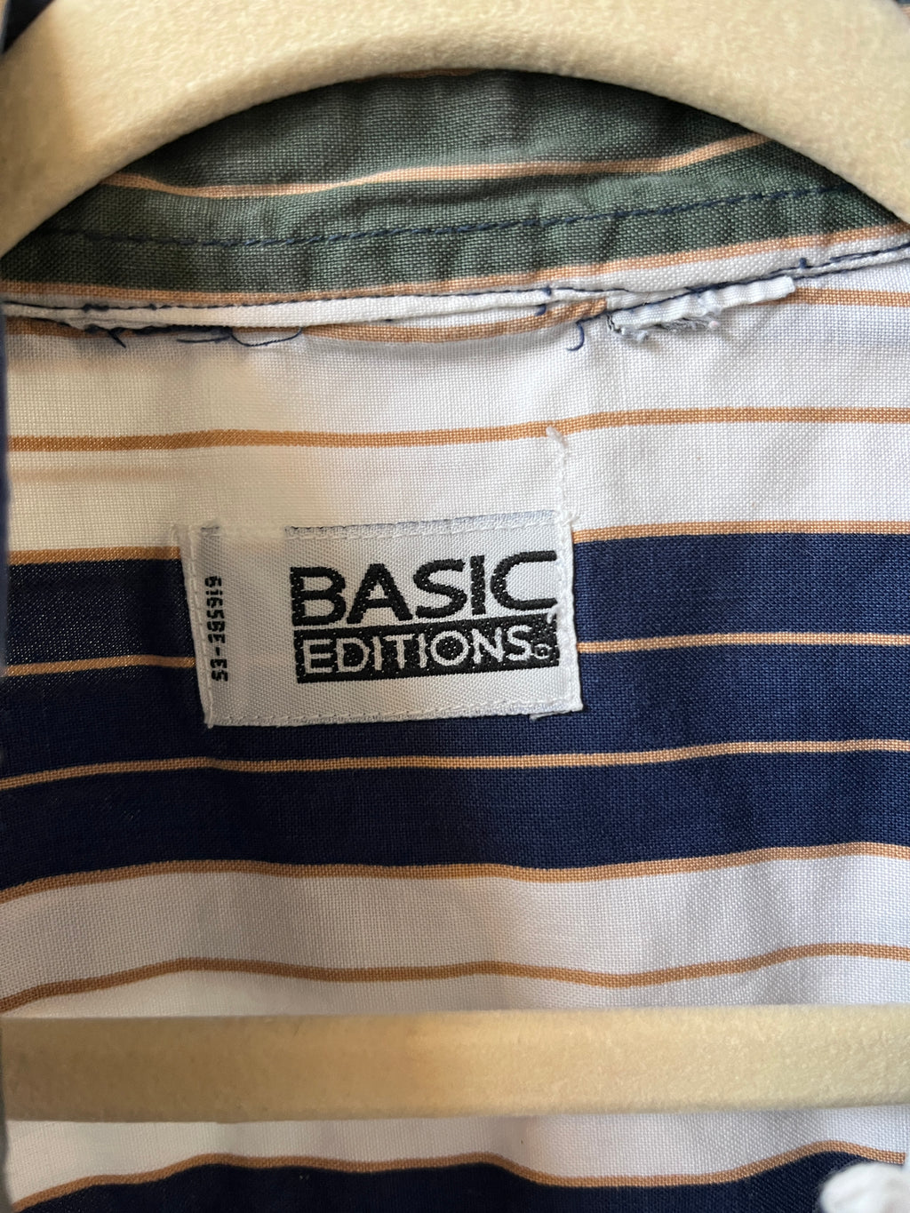 Striped Button Up (L)
