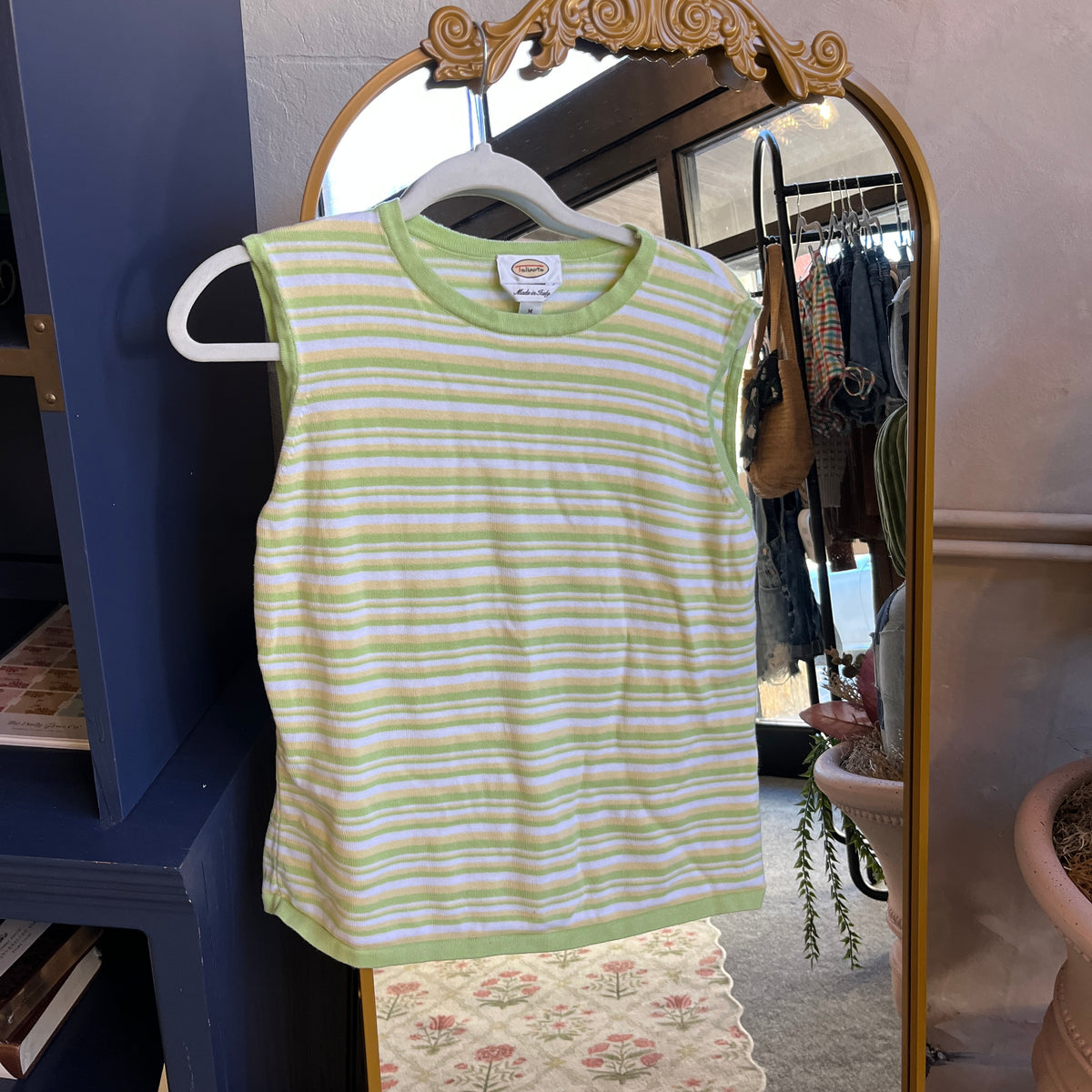 Green & Yellow Tank Top (M)