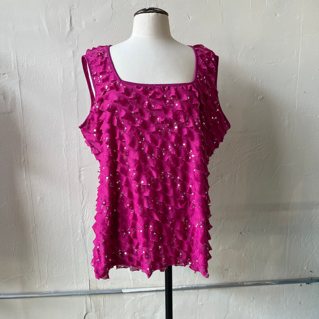 Y2K pink tank (3X)