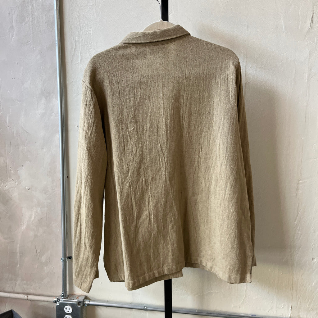 Cotton Linen Button Up (XL)