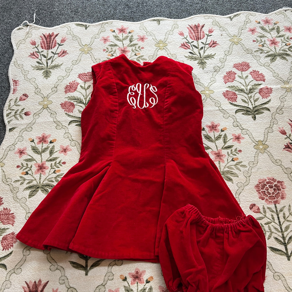 Corduroy Cheerleading Dress (XS)