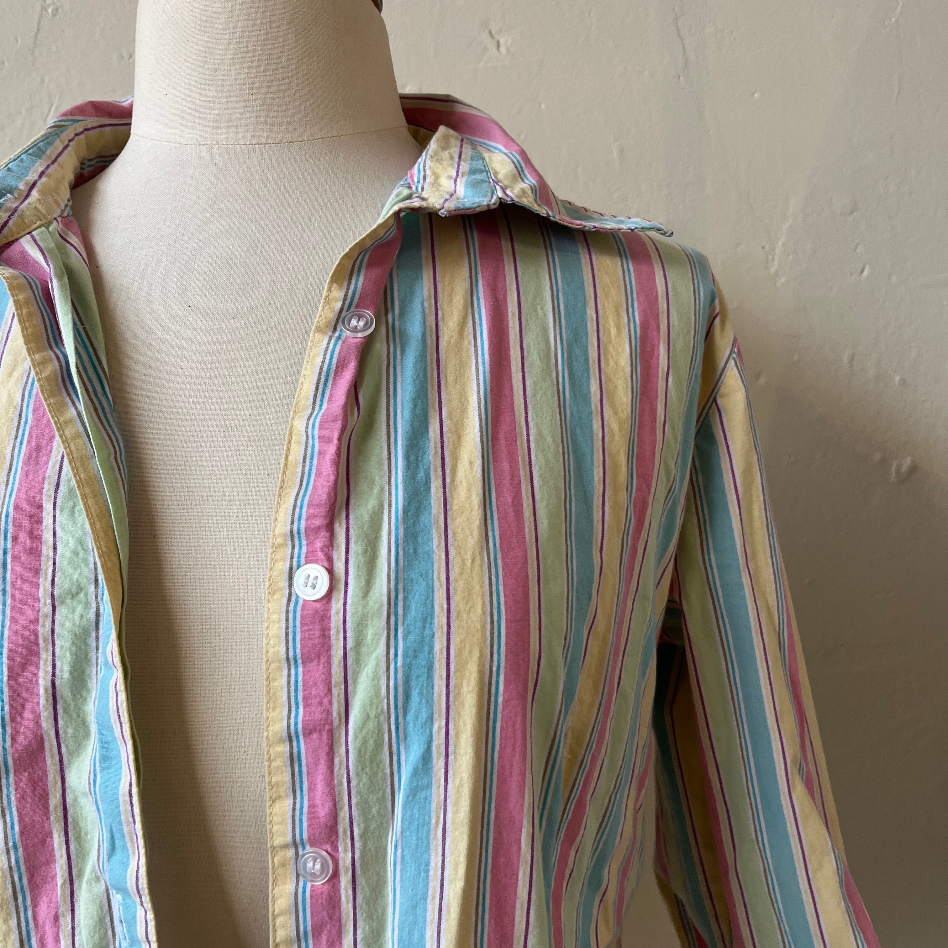 Striped Button Up (M)