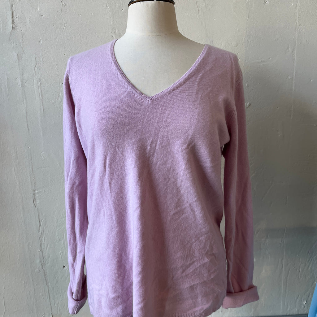 Pink Cashmere Sweater (XL)