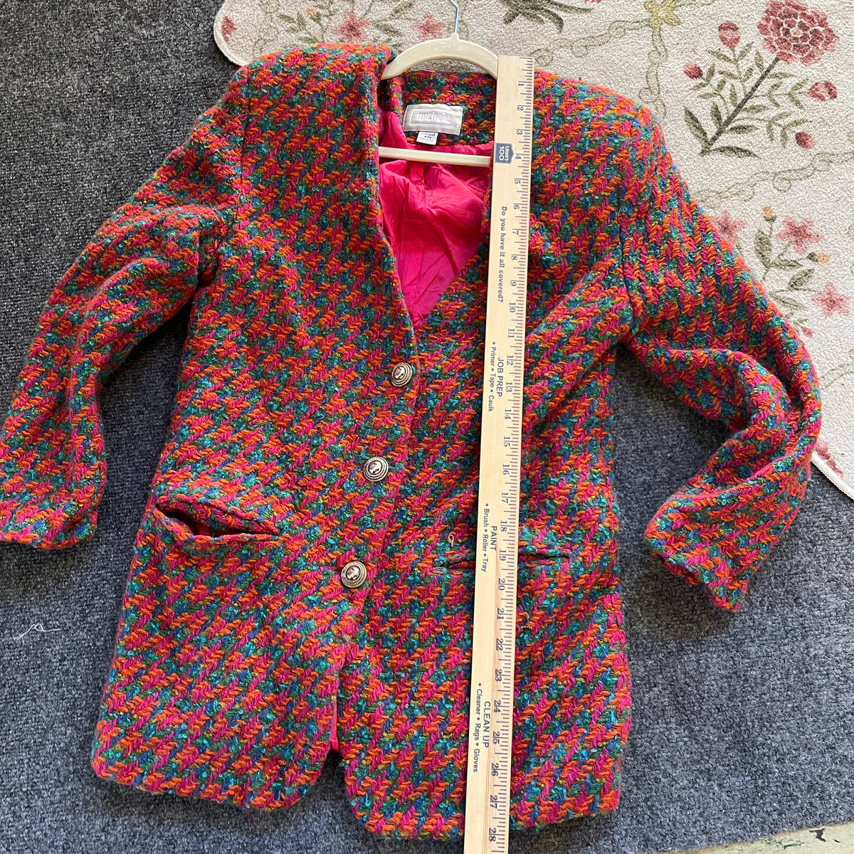 Pink & Blue Blazer (L)