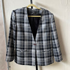 Plaid Blazer