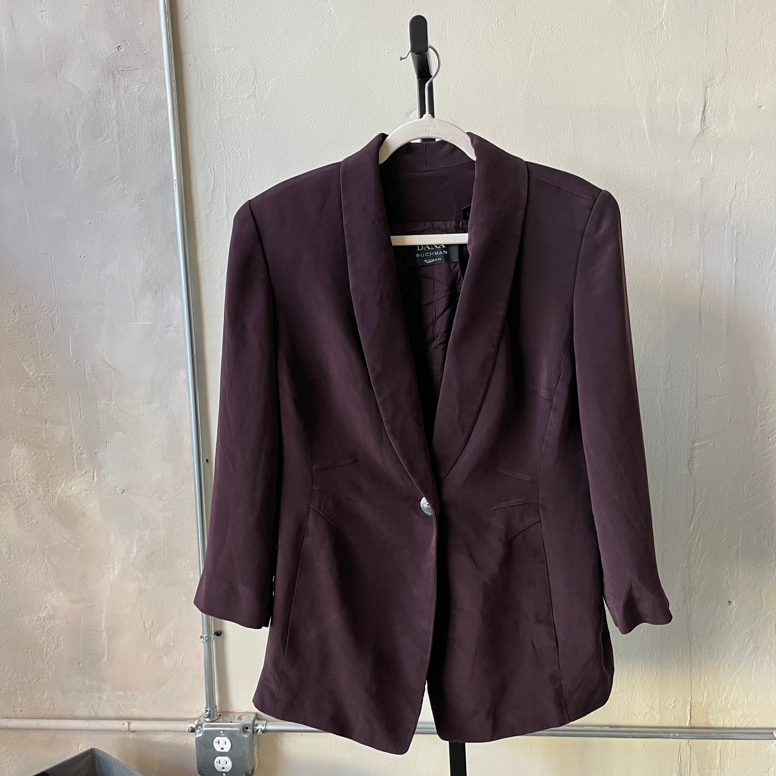 Dana Buchman Purple Silk Blazer (14)