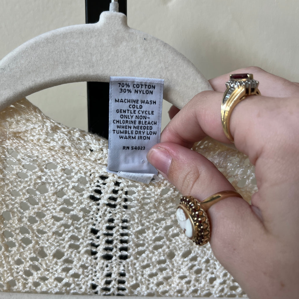 Cream Cardigan (M)