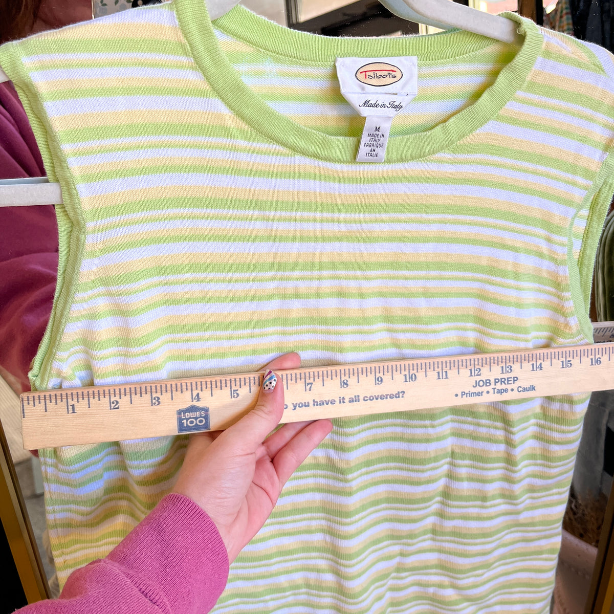 Green & Yellow Tank Top (M)