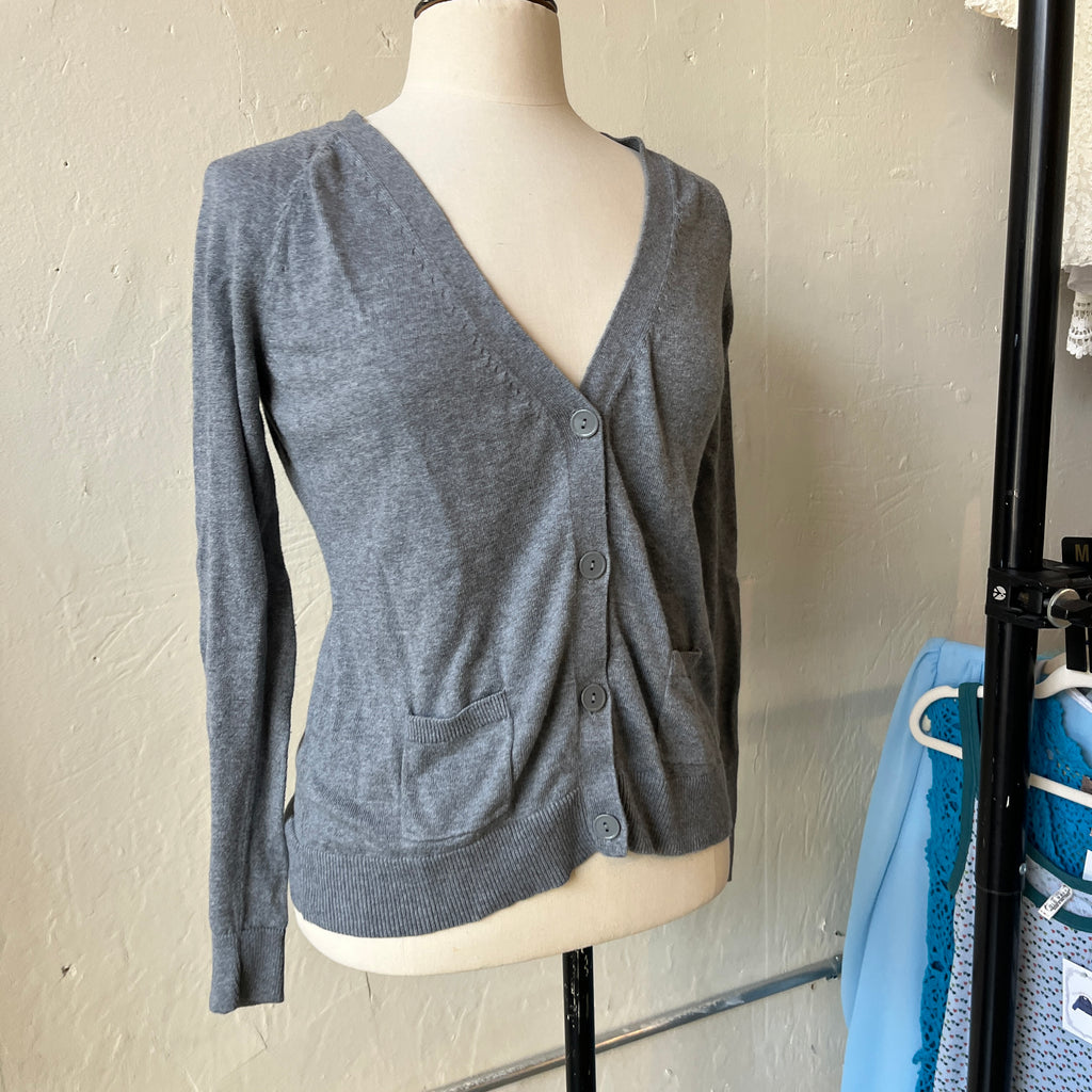 Gray Cardigan (M)