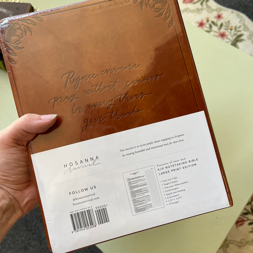NWT KJV Large Print Bible