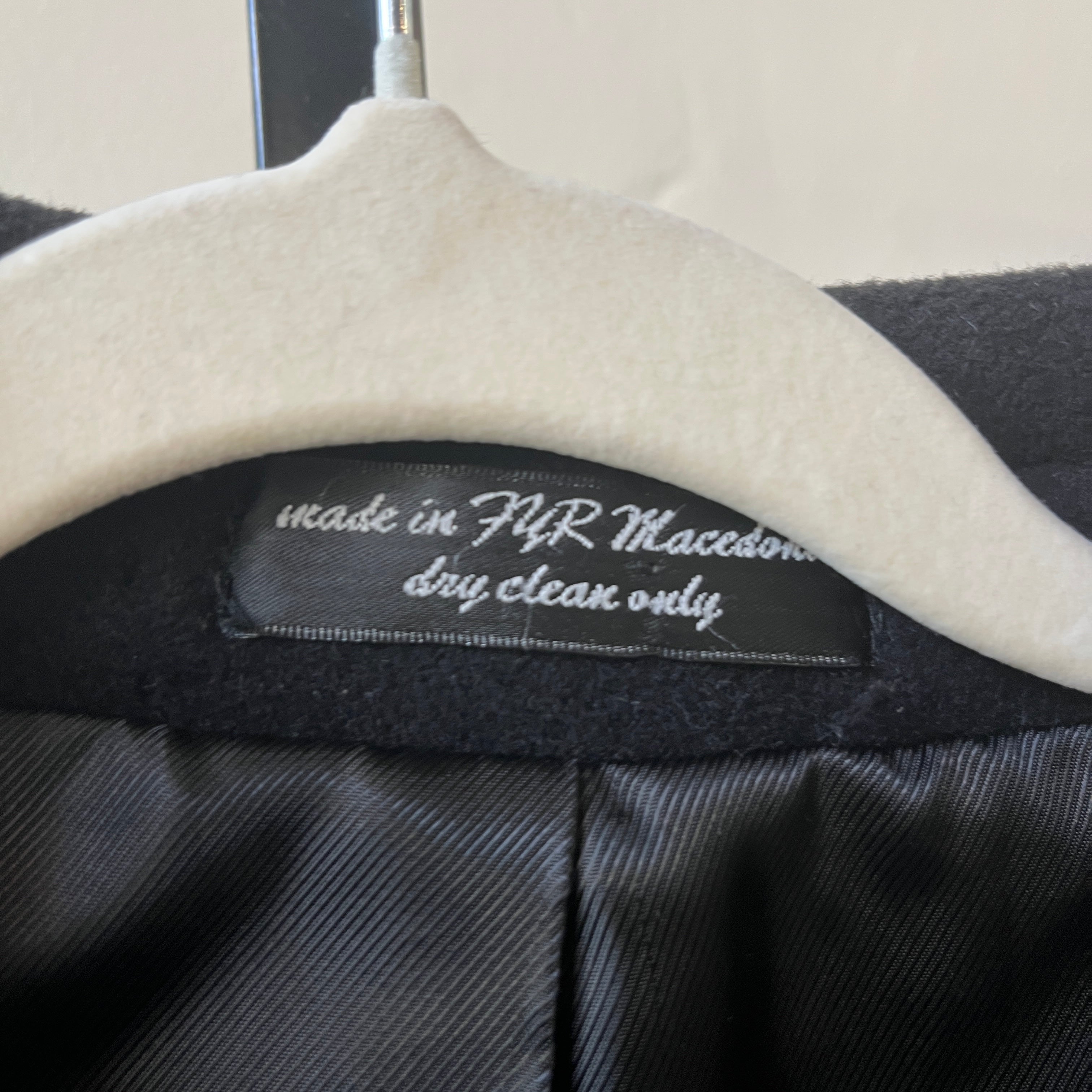 Wool Cashmere Trench (XL)