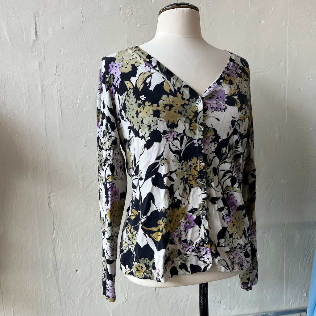 Floral Cardigan (M)
