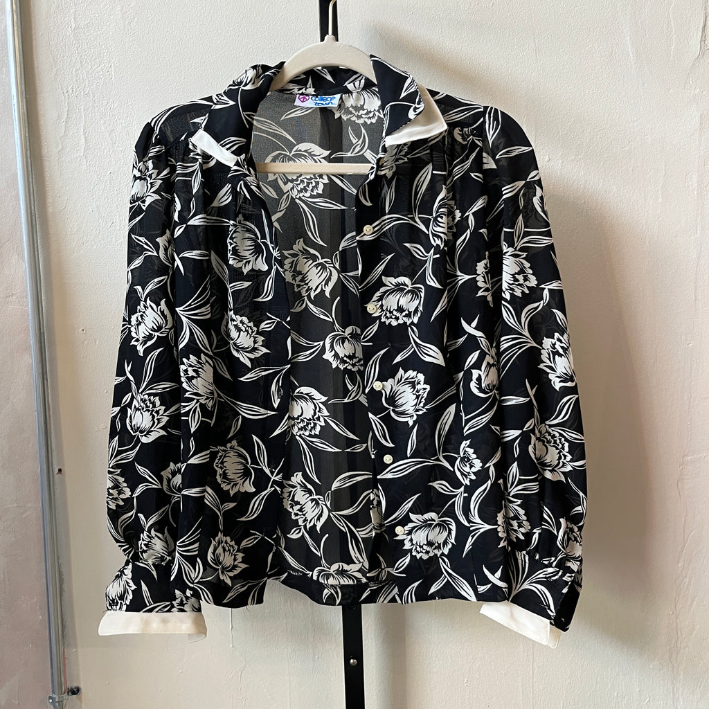 Floral Button Up (XS)