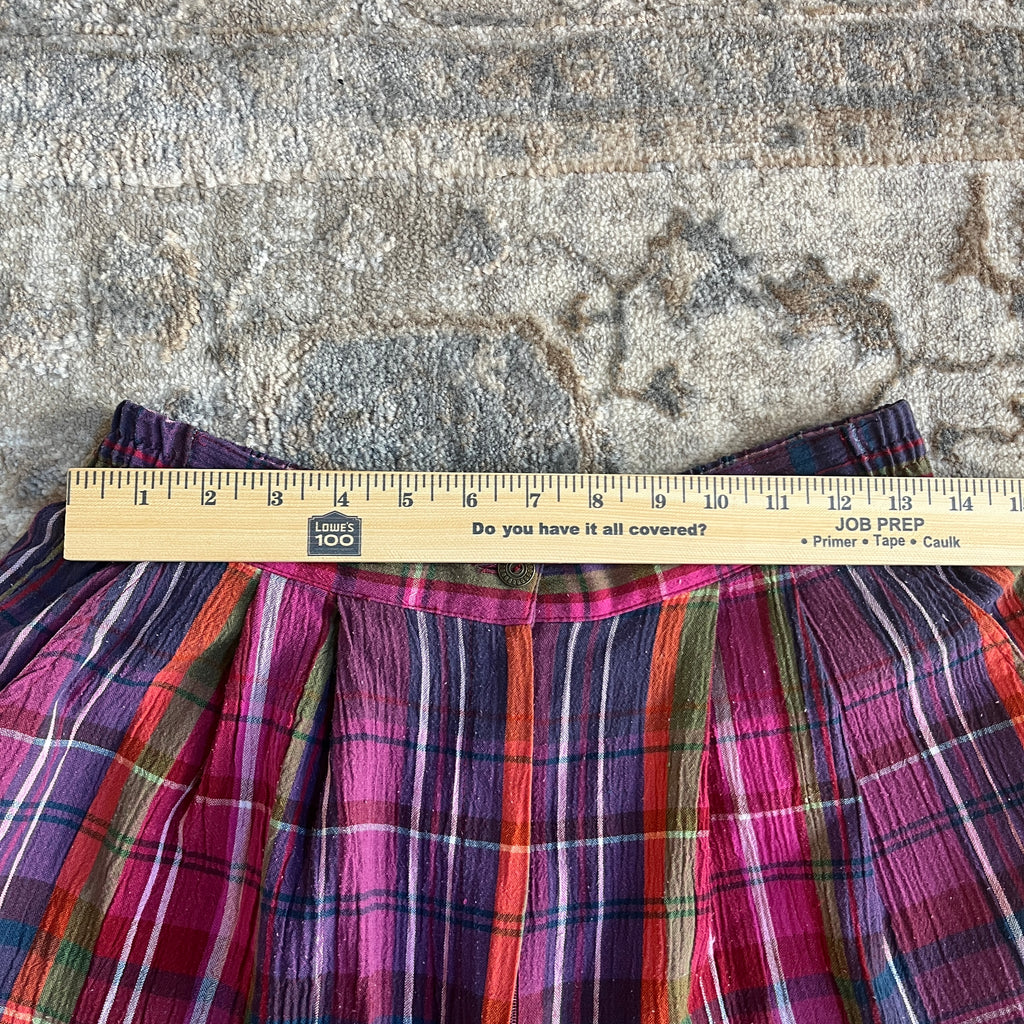 Colorful Plaid Shorts (M)