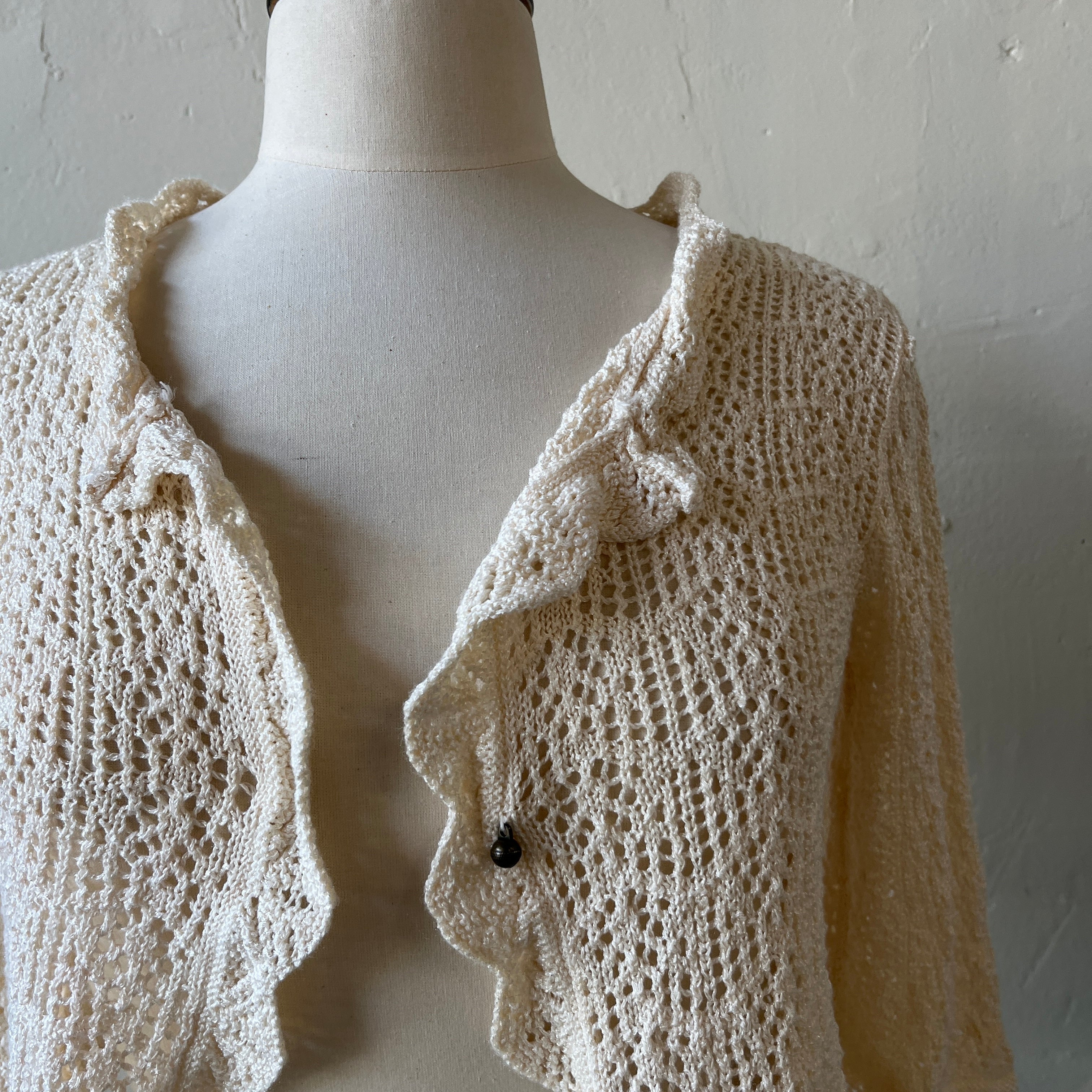 Cream Cardigan (M)