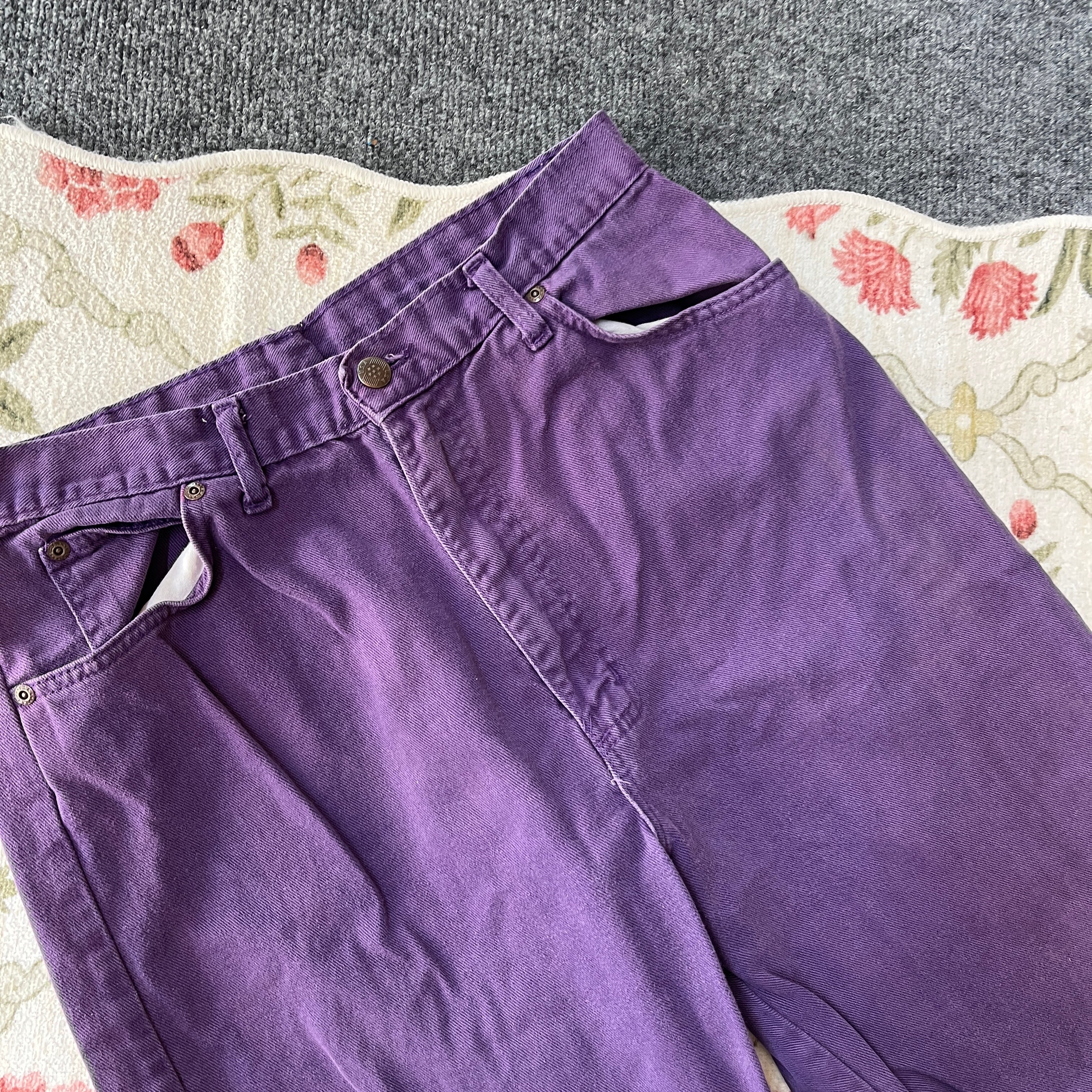Purple Jeans (30” waist)
