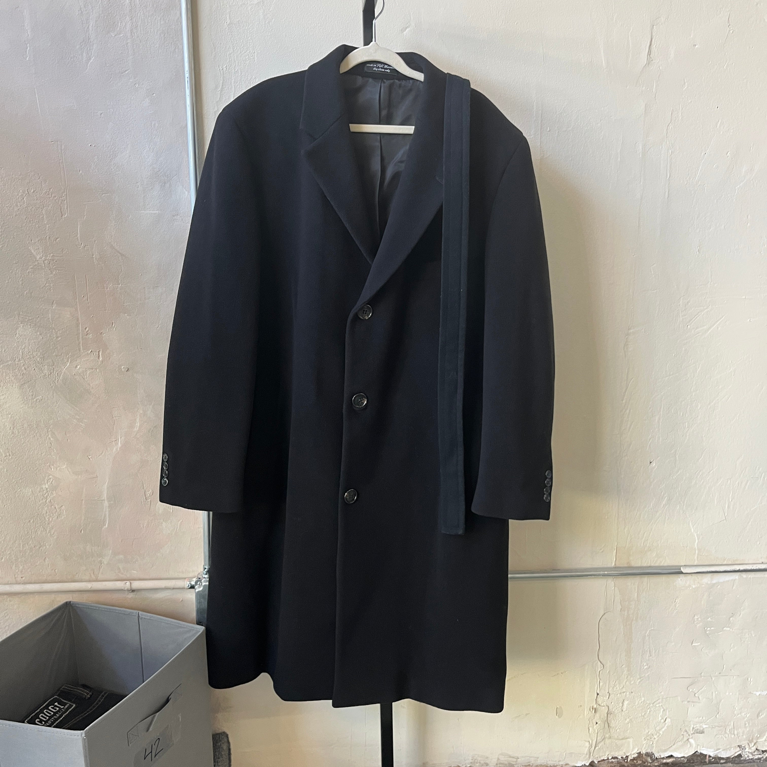Wool Cashmere Trench (XL)