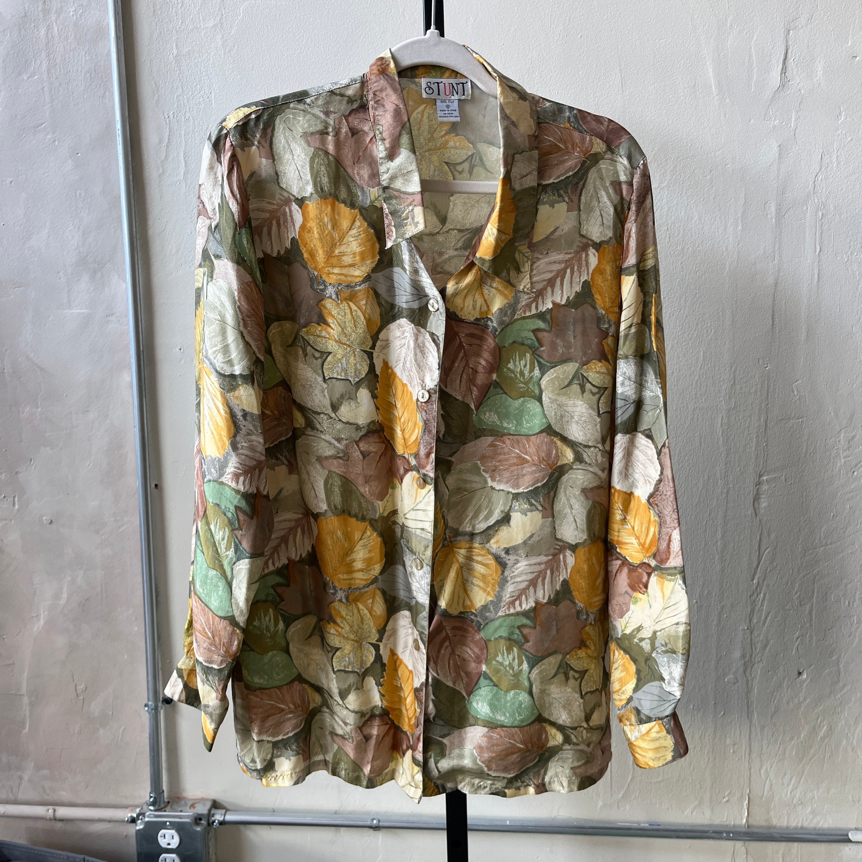 Silk Button Up (M)