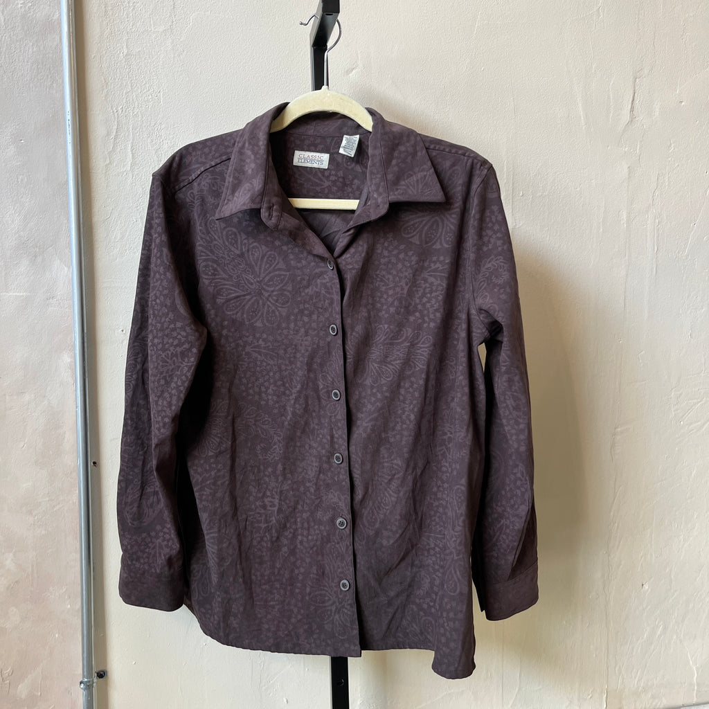 Brown Button Up (M)