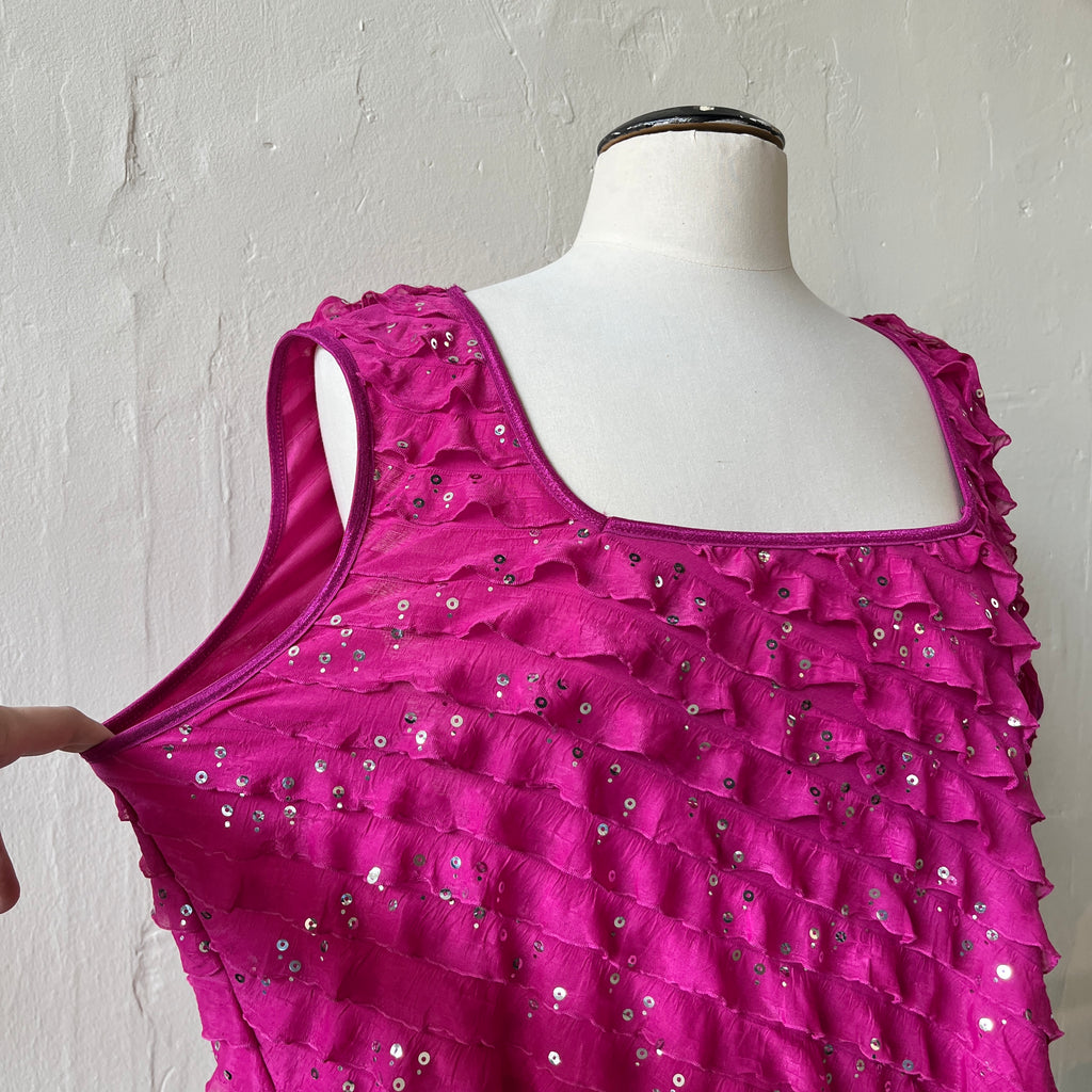 Y2K pink tank (3X)