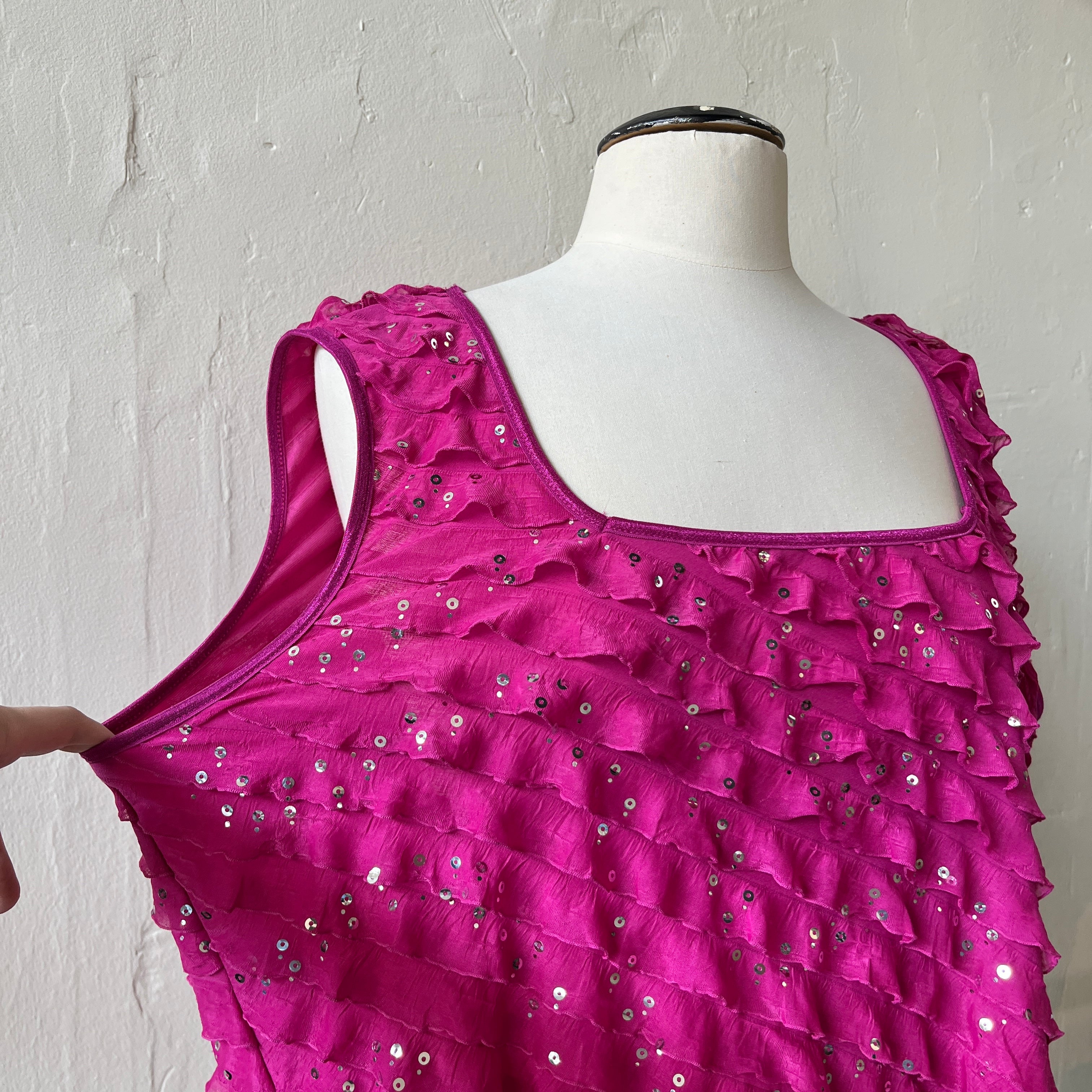 Y2K pink tank (3X)
