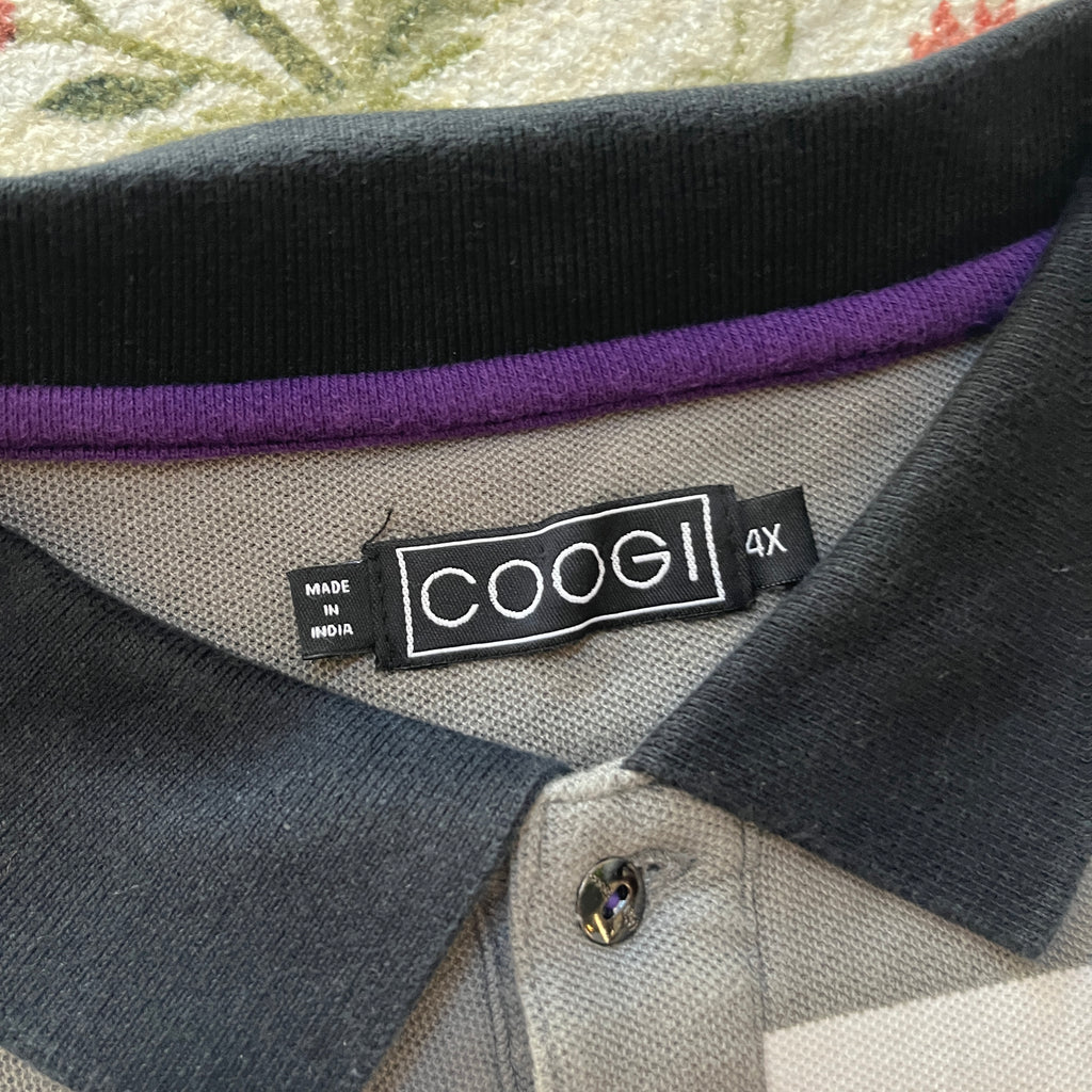 Coogi Striped Polo (4X)