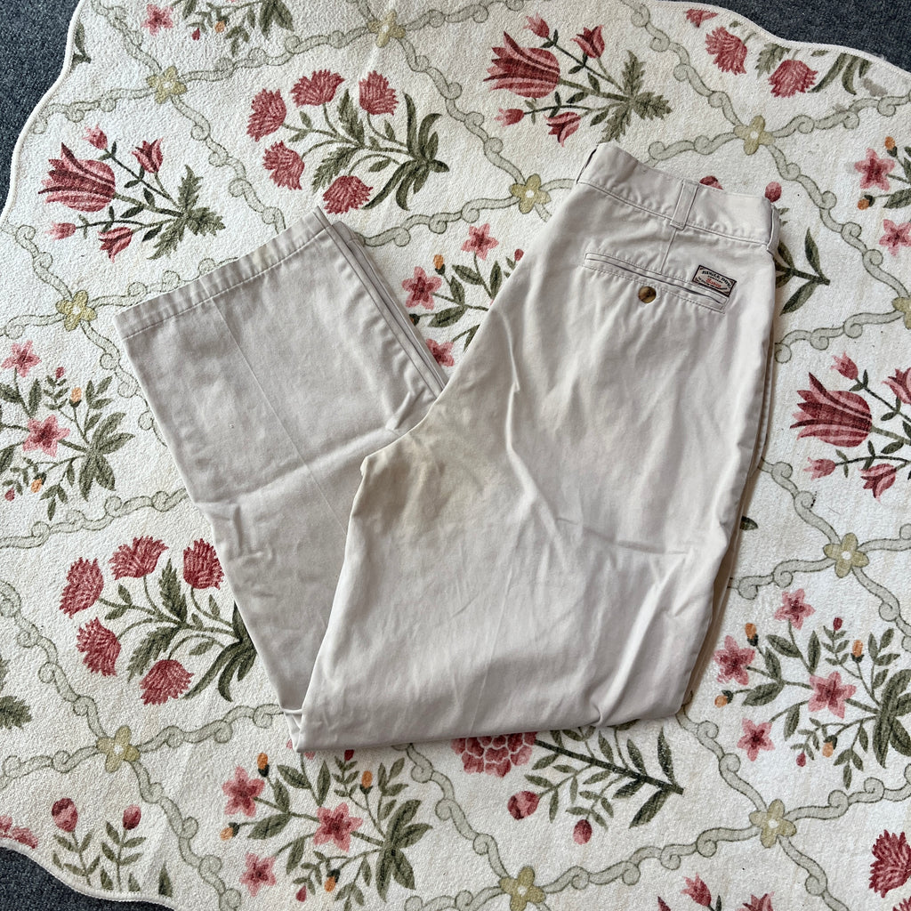 Vintage Tan Trousers (34” waist)