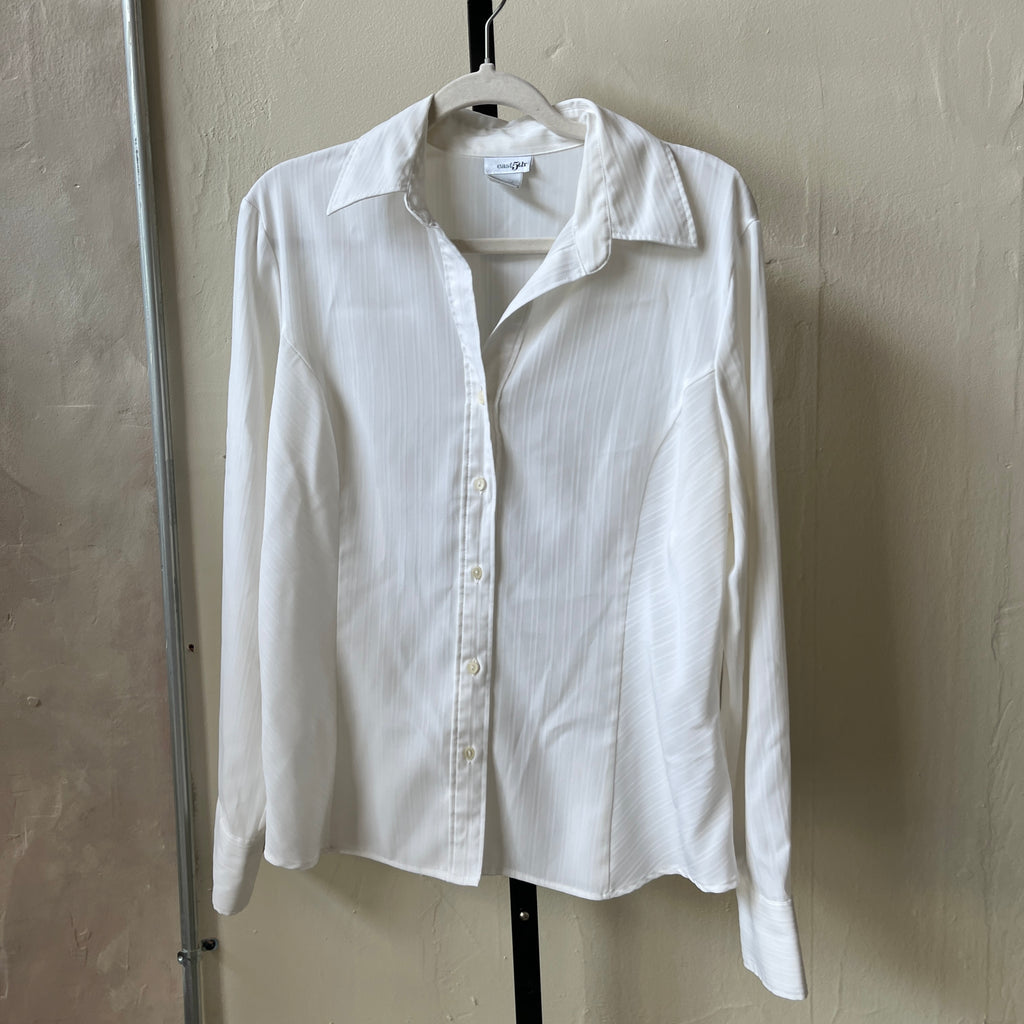 White Button Up (L)