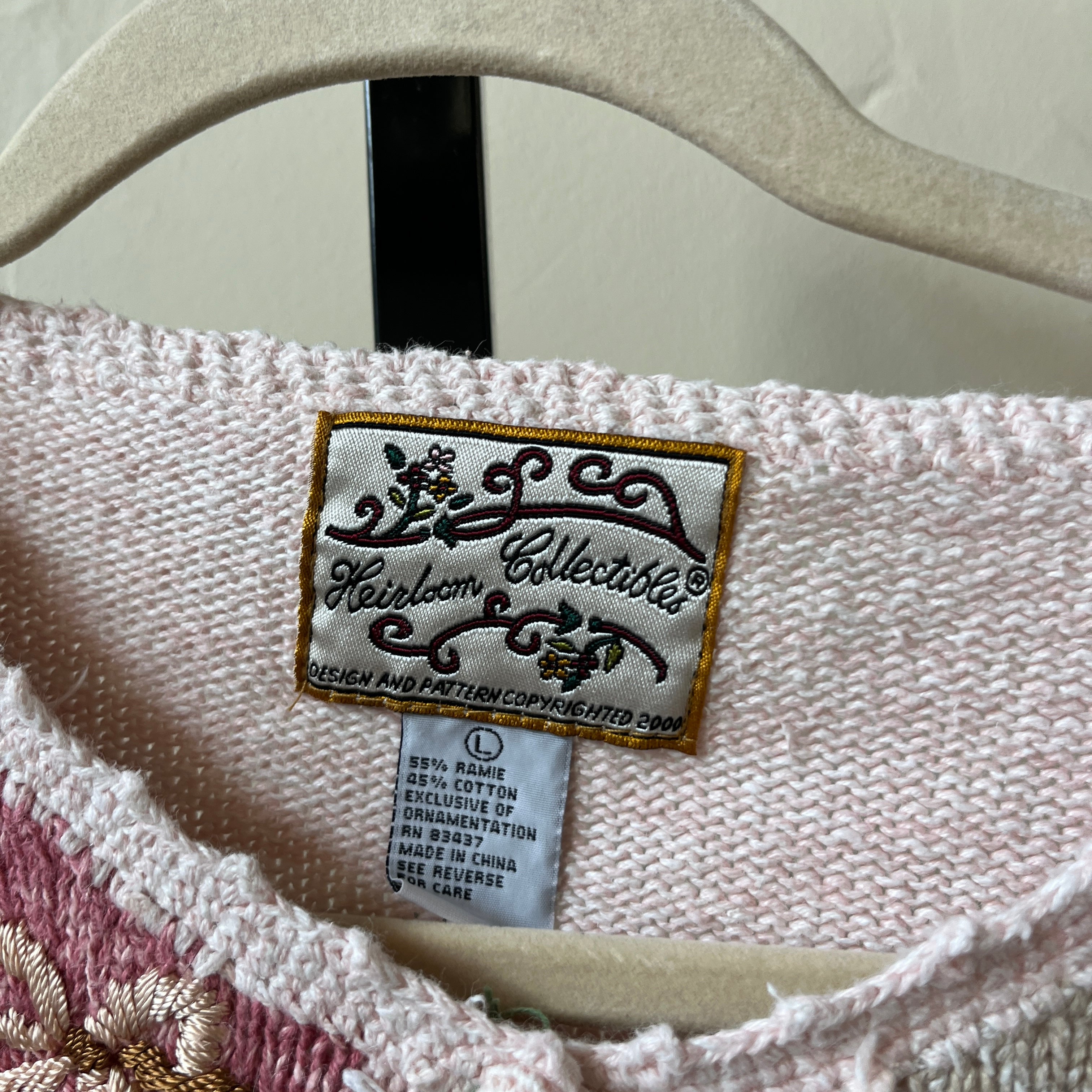 Embroidered Cardigan (L)