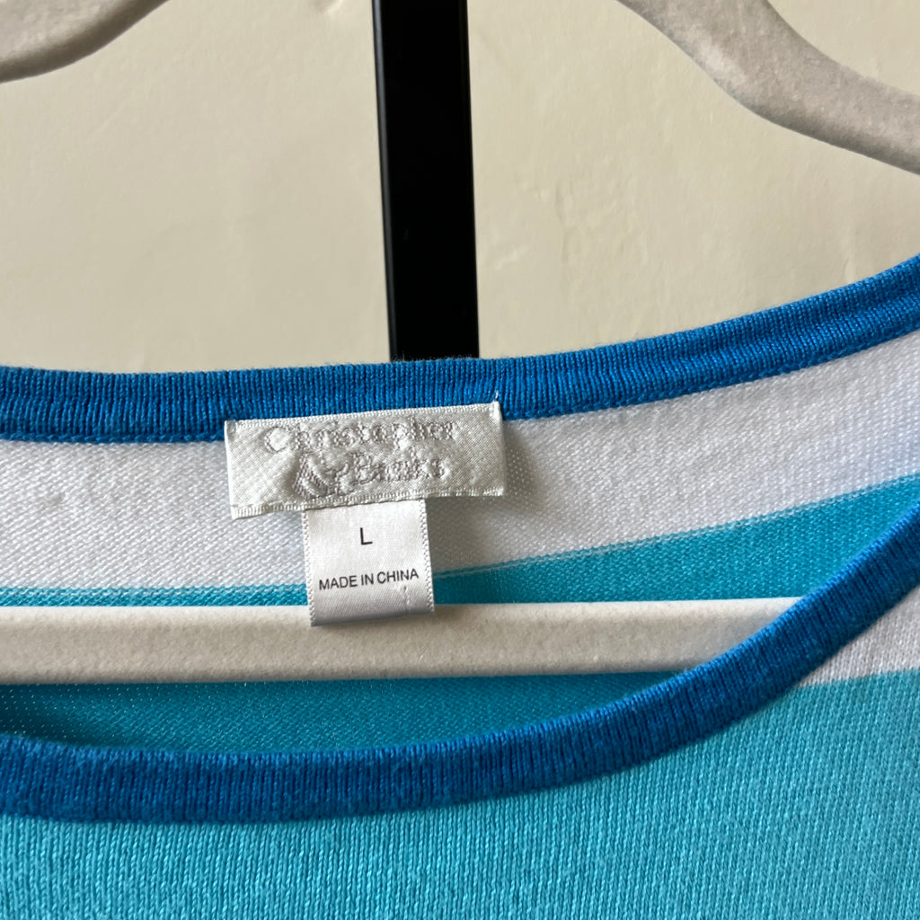 Striped Beach Sweater (L)