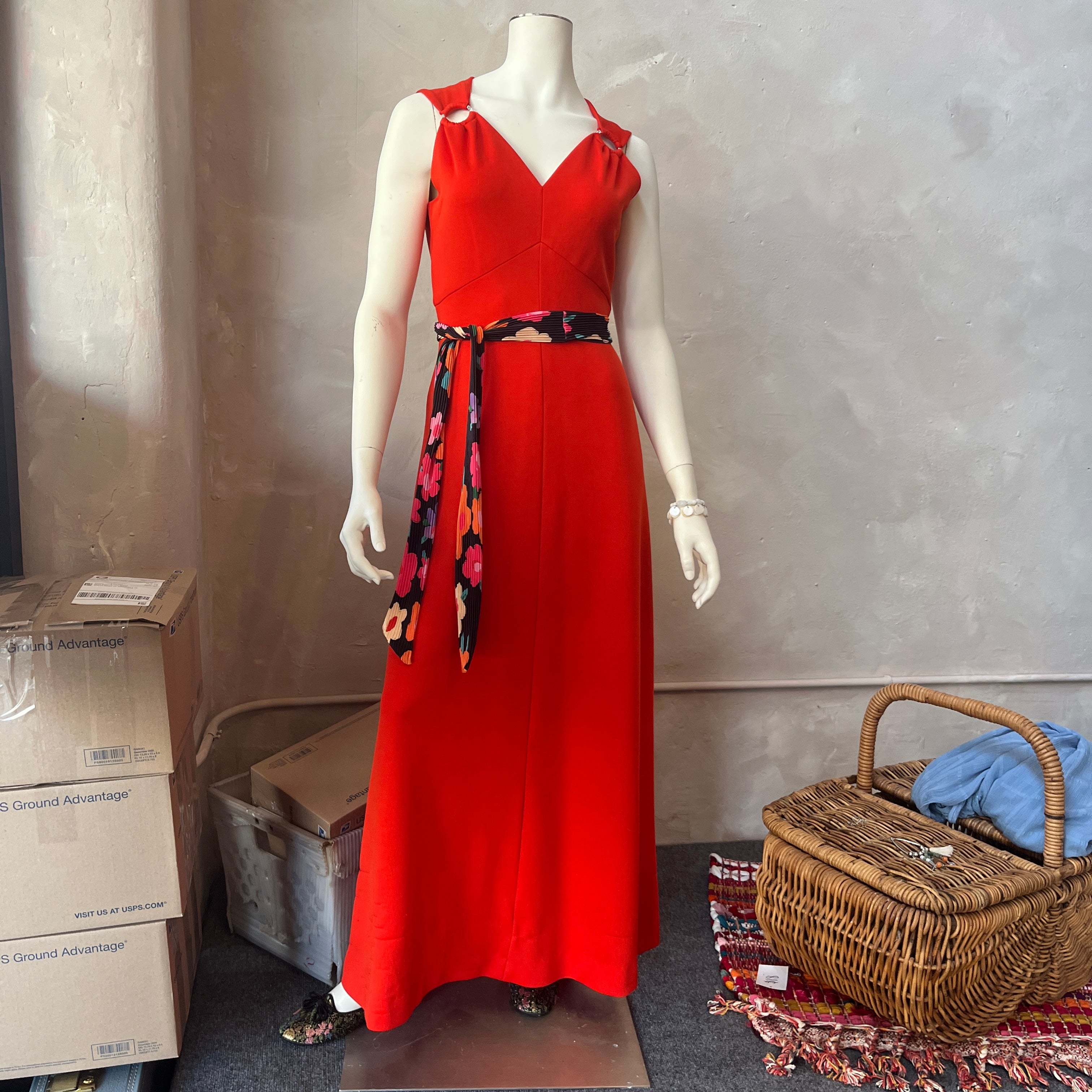 70s Handmade Dress (M)