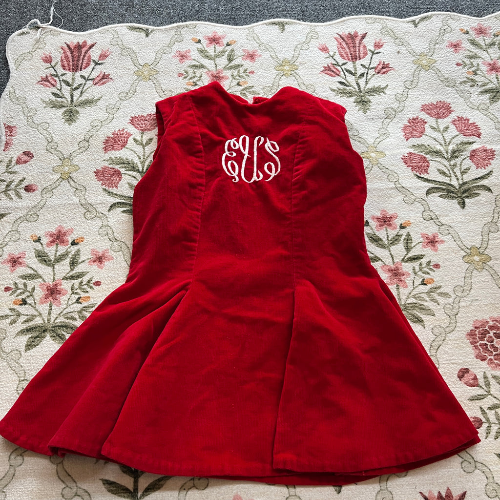 Corduroy Cheerleading Dress (XS)