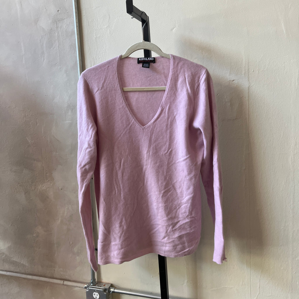 Pink Cashmere Sweater (XL)