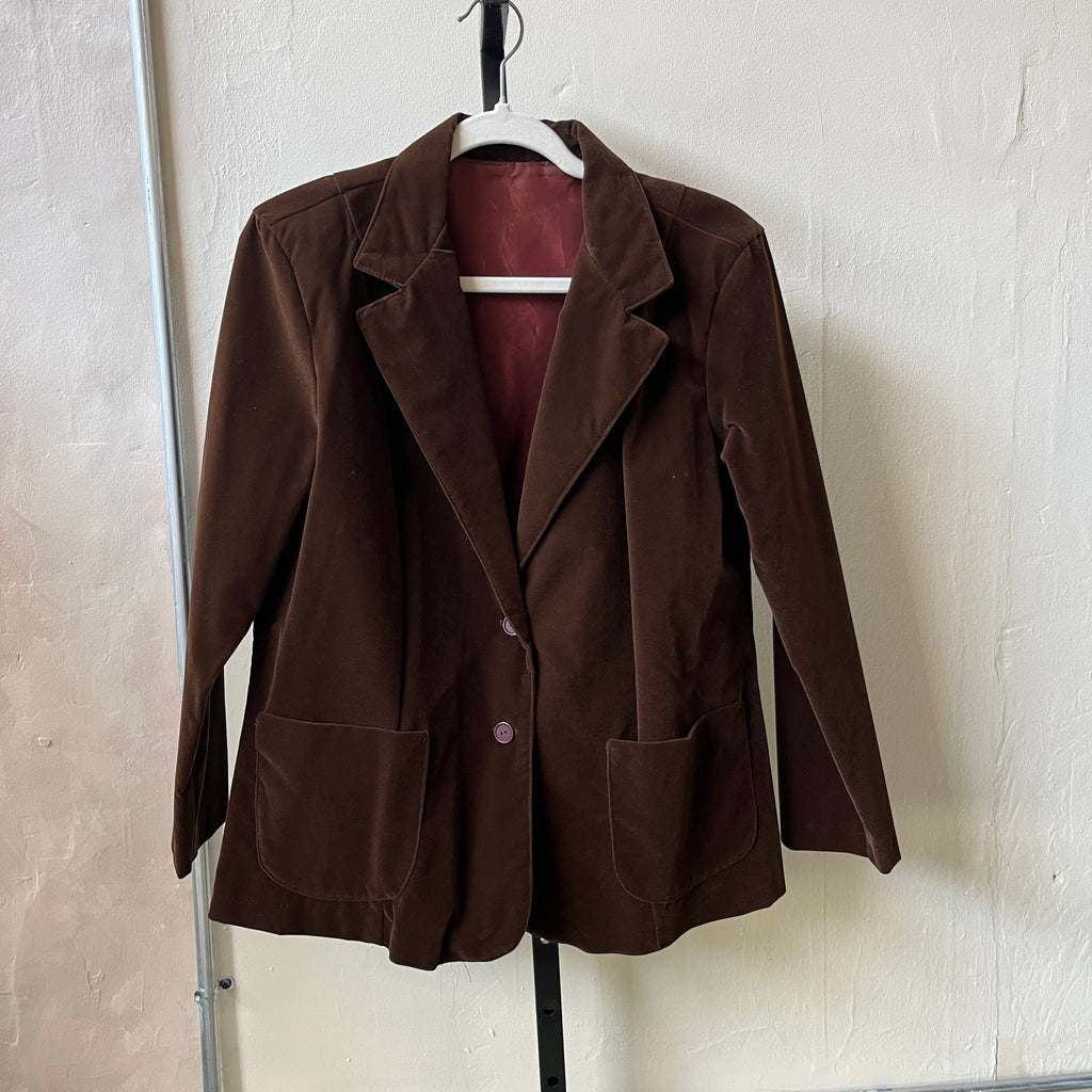 70s Velvet Blazer (M)