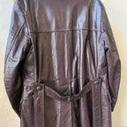 70s Men’s Leather Trench Coat (42)