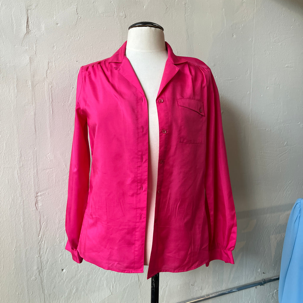 Pink Button Up (M)